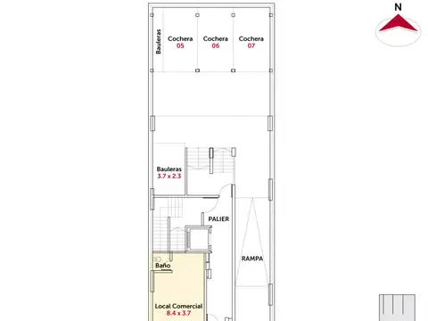 Urquiza 2000, Piso 01