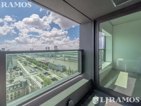 Alquiler-Estrenar-2 amb-1cochera-Torre Full Amenities-super vista puente de la mujer y río