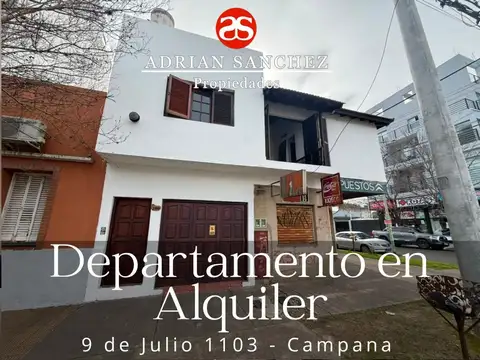 Departamento en alquiler en Campana!