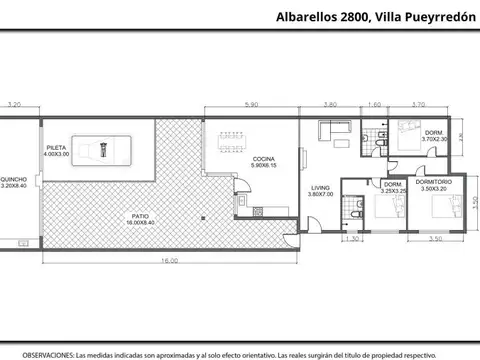 Depto Tipo Casa en Venta de 3 dormitorios
