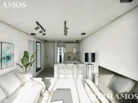 Departamento 2 ambientes con 1 baño