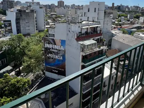 Departamento en alquiler en Villa Urquiza doble balcon vista única
