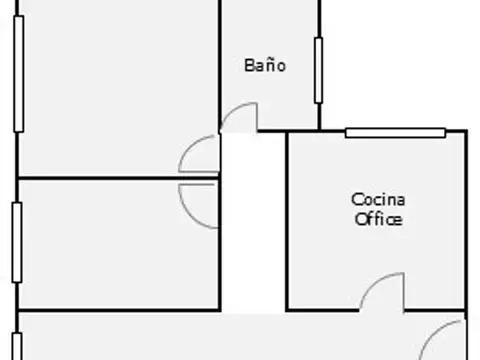 Oficina en Alquiler en Recoleta, $ 810.000