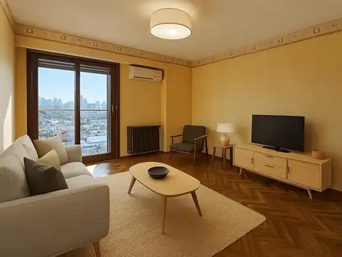 Departamento en venta 3 amb piso alto balcón Coghlan