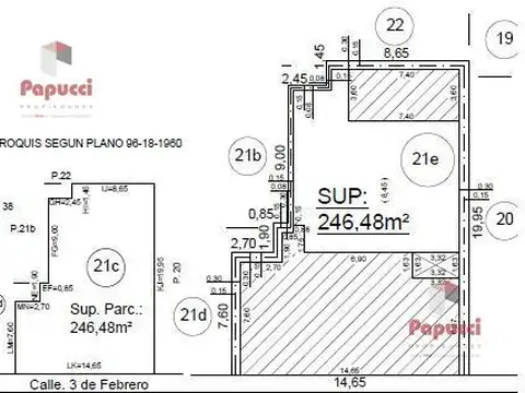 Terreno en Venta de 246,0 m2