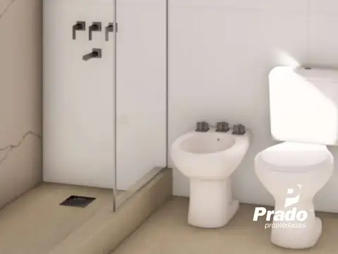 Departamento 3 ambientes con 2 baños