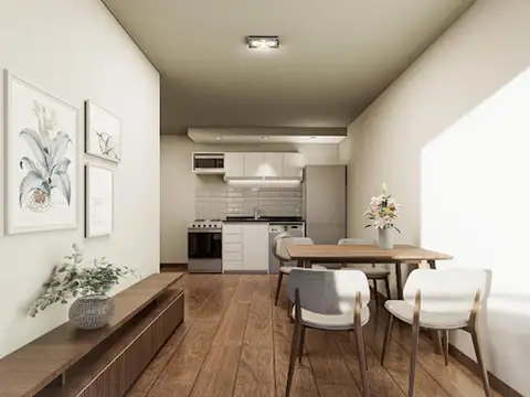 Departamento Monoambiente con 1 baño