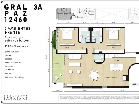 Departamento en Venta de 2 dormitorios