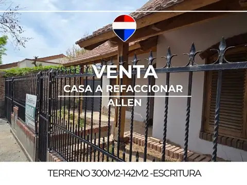 VENTA CASA 3 DORMITORIOS - ALLEN CENTRO