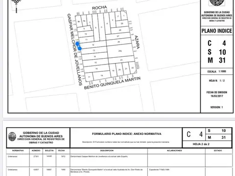 Terreno en Venta, FOT 1,6