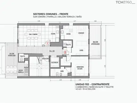 Departamento en venta en Almagro en construcción