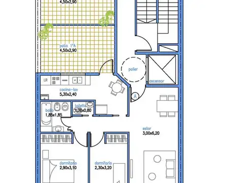 Departamento en Venta de 3 ambientes