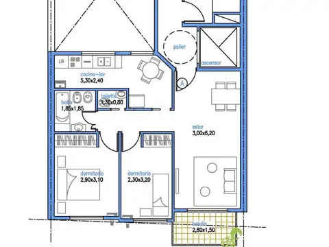 Departamento en Venta en Almagro, USD 180.000