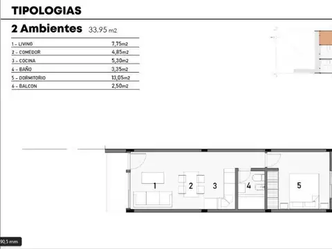 DEPARTAMENTO DE 2 AMBIENTES EN CASTELAR A LA VENTA