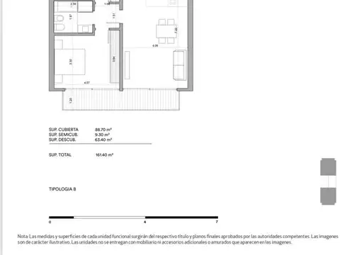 Departamento en Venta de 2 dormitorios
