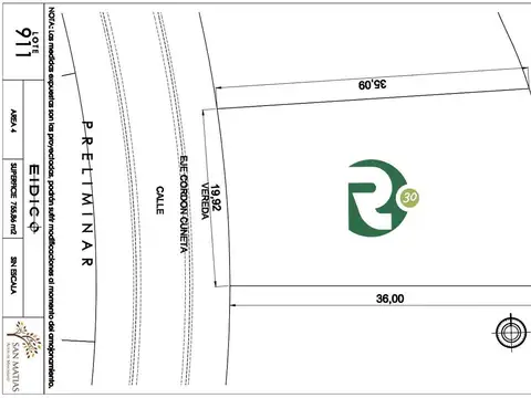Lote en venta Barrio San Matías-Escobar