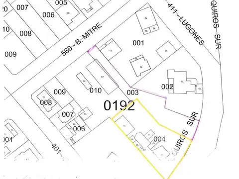 Lote frente a Parque Quiroz