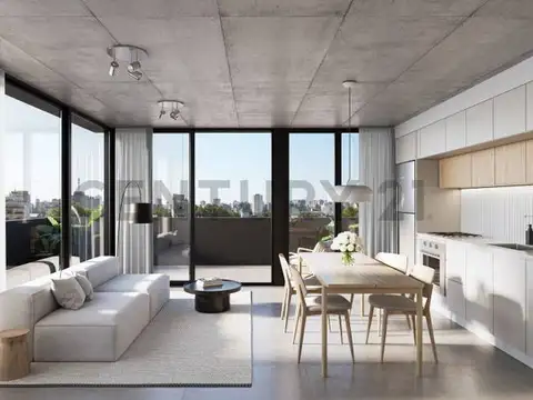 Departamento en venta 2 ambientes con balcon parrilla en Saavedra EN CONSTRUCCION