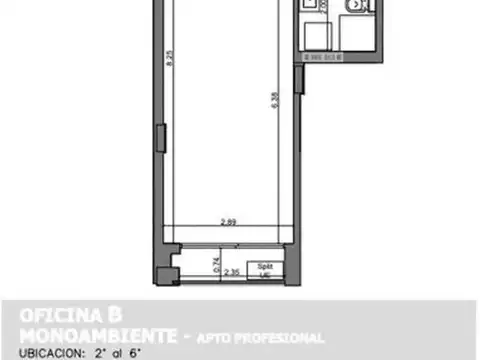 MONOAMBIENTE EN CONSTRUCCION EN VENTA! 9°B