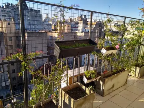 amplio monoambiente c/balcon terraza cocina indep Apto Profe