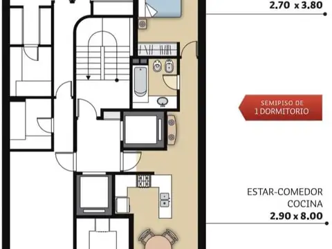 Departamento en Venta al Oeste