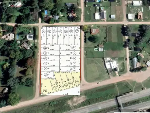 Terreno en Venta 10  mts Frente