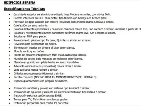 Departamento 2 ambientes con 1 baño