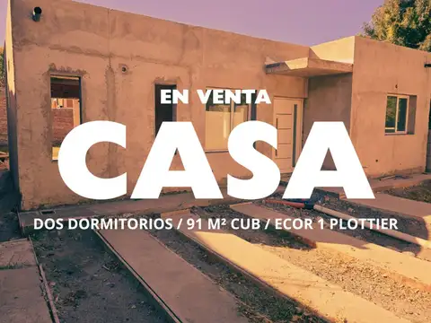 VENTA CASA EN COSTRUCCION BARRIO ECOR 1 PLOTTIER