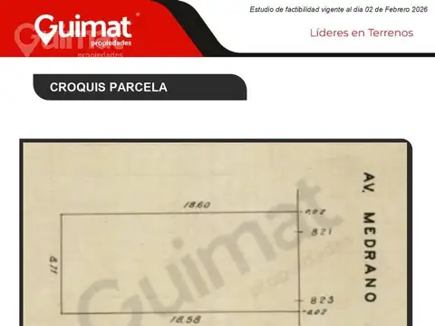 Terreno en Venta de 161,0 m2
