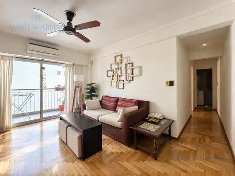 Departamento 3 Ambientes Amplio y Luminoso con Balcón en Nuñez