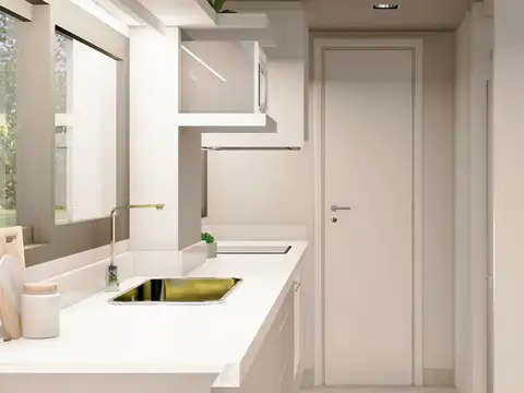 Departamento 2 ambientes con 1 baño