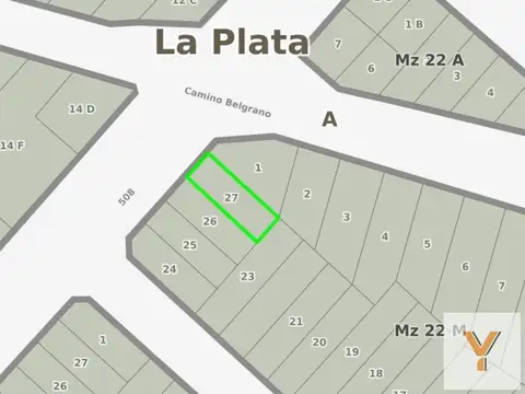 Terreno en Venta en Manuel B Gonnet, USD 150.000