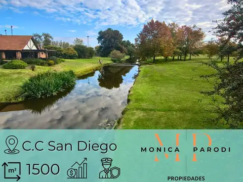 LOTE EN VENTA EN COUNTRY SAN DIEGO, FRANCISCO ÁLVAREZ, EN UNO DE LOS CLUBES DE CAMPO MÁS PRESTIGIOSO