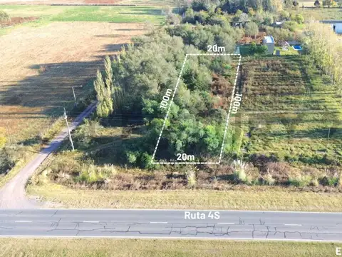 Importante Terreno en Ruta 4S Ruta El Zapallar. Frente a Estancia La Victoria - Venado Tuerto