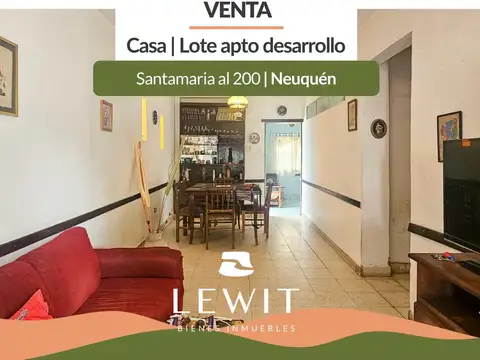 Venta de casa para vivienda o terreno apto apto desarrollo | Bº María Auxiliadora