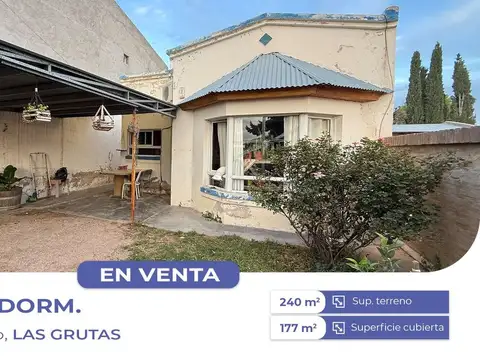 VENTA CASA 2 DORMITORIOS CON QUINCHO EN LAS GRUTAS