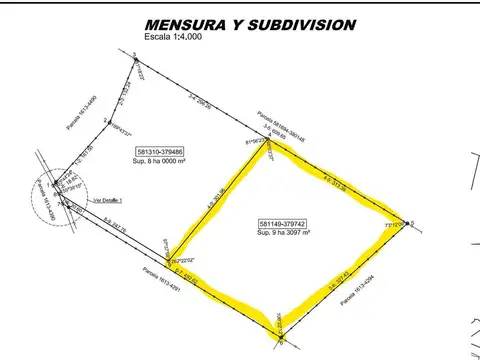 Terreno de 9 hectareas en Venta – Loteo San José, camino a Santa Catalina (Totoral)