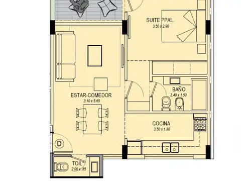 Departamento en Venta A Estrenar