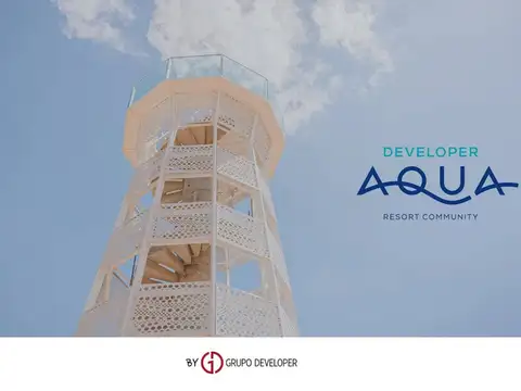 VENTA LOTE DEVELOPER AQUA 600M2 ACEPTA PERMUTA