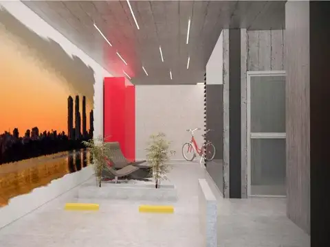 Departamento 2 ambientes con 1 baño