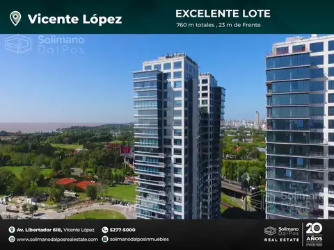 Terreno en venta - Olivos - Vicente López 