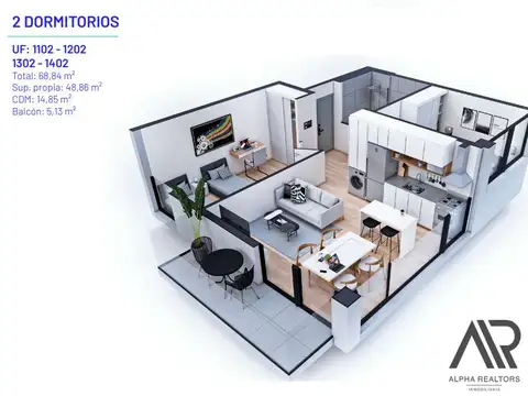 Departamento en Venta en La Blanqueada , USD 118.000
