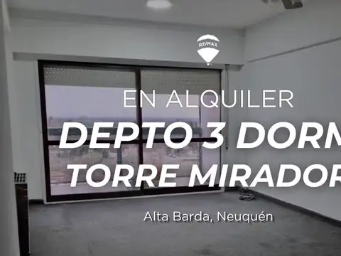 ALQUILER DEPARTAMENTO 3 DORMITORIOS ALTA BARDA