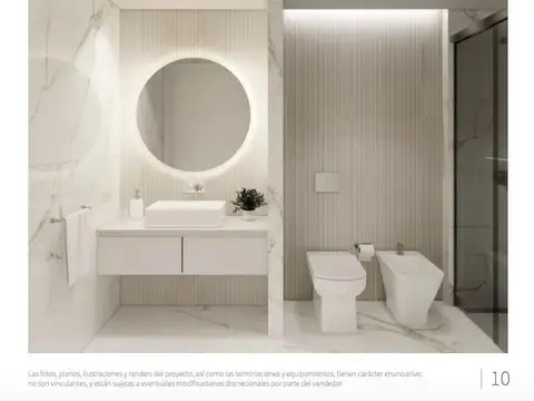 Departamento 3 ambientes con 2 baños