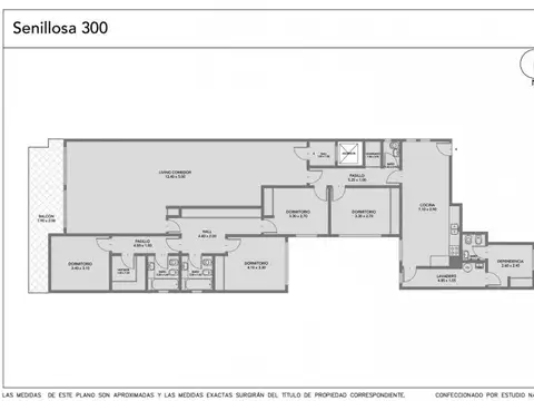 Departamento en Venta de 5 ambientes