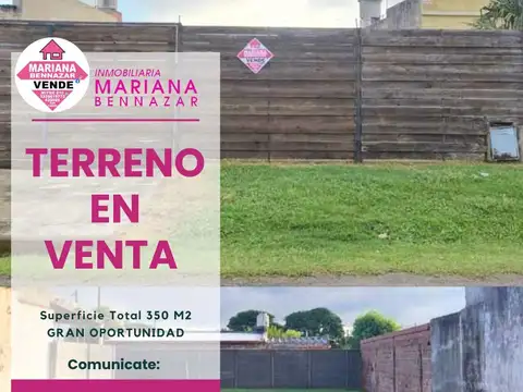 TERRENO PARA LA VENTA - GRAN OPORTUNIDAD
