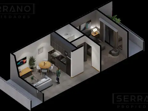 Departamento en Venta en Ingeniero Adolfo Sourdeaux, USD 69.900