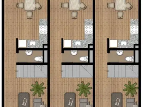 VENTA DUPLEX 3 AMBIENTES A ESTRENAR GRAL RODRIGUEZ