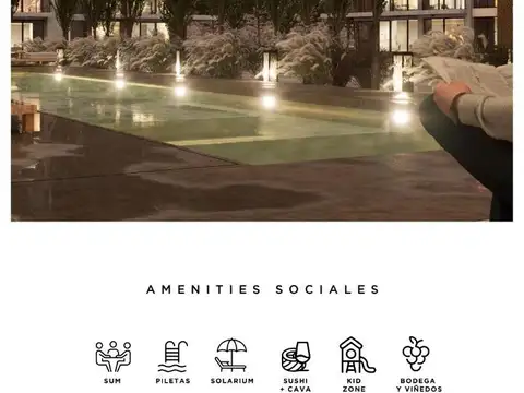 Departamento en Venta con 1 cocheras