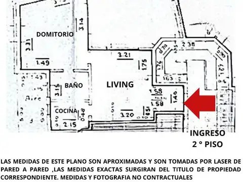 Departamento en Venta de 2 ambientes